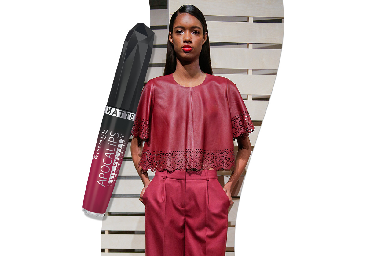 Sangria fashion & make up: J.Crew e Rimmel Apocalips Matte Meteoric Matte 307