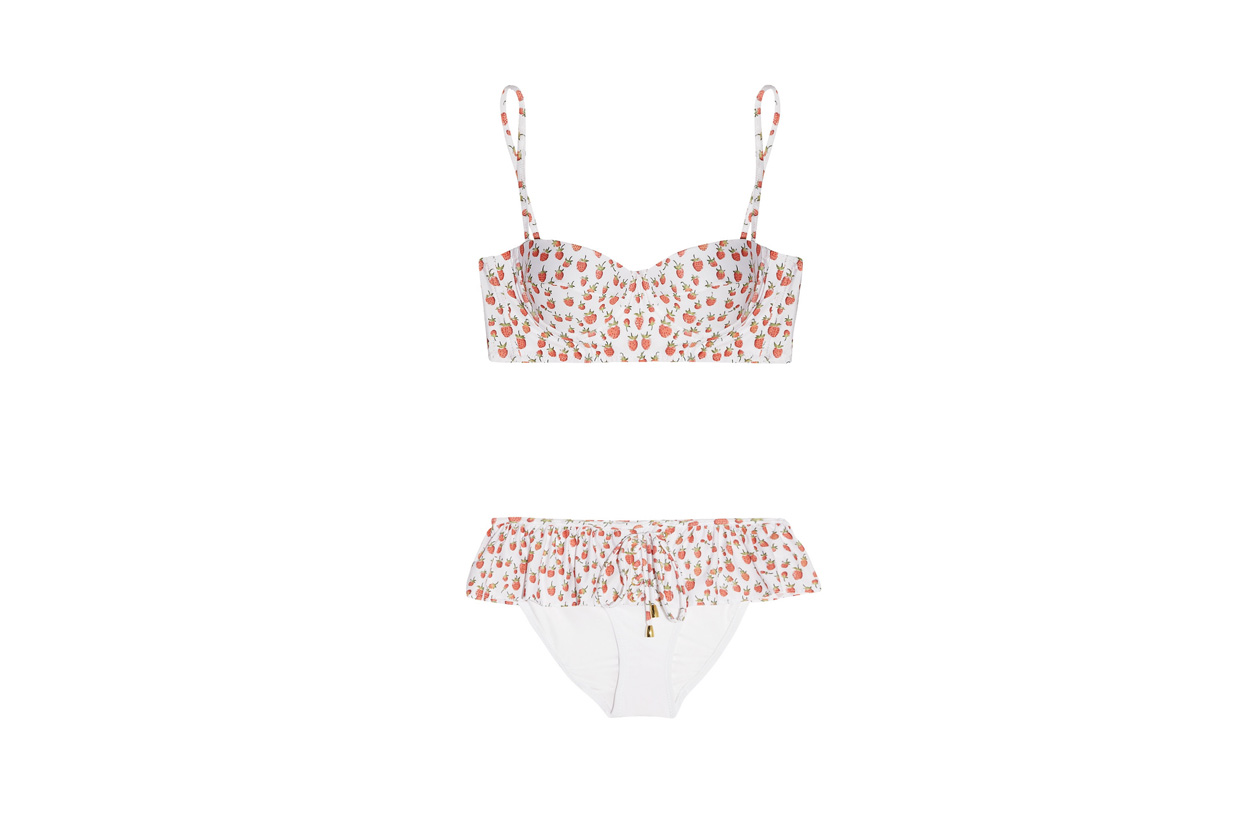 bikini con fragole ROSAMOSARIO net a porter