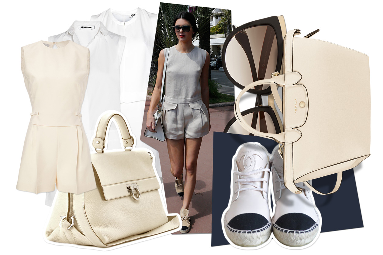 Espadrillas e it-bag come Kendall Jenner