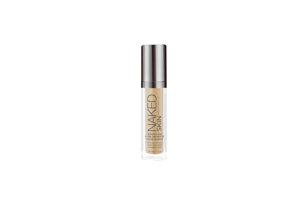 5 UD naked skin weightless ultra definition liquid makeup