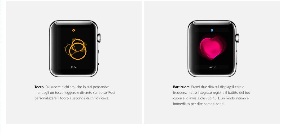 Apple Watch – Nuovi gesti d’amore