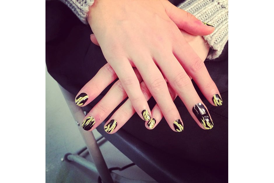 Bananas nail art