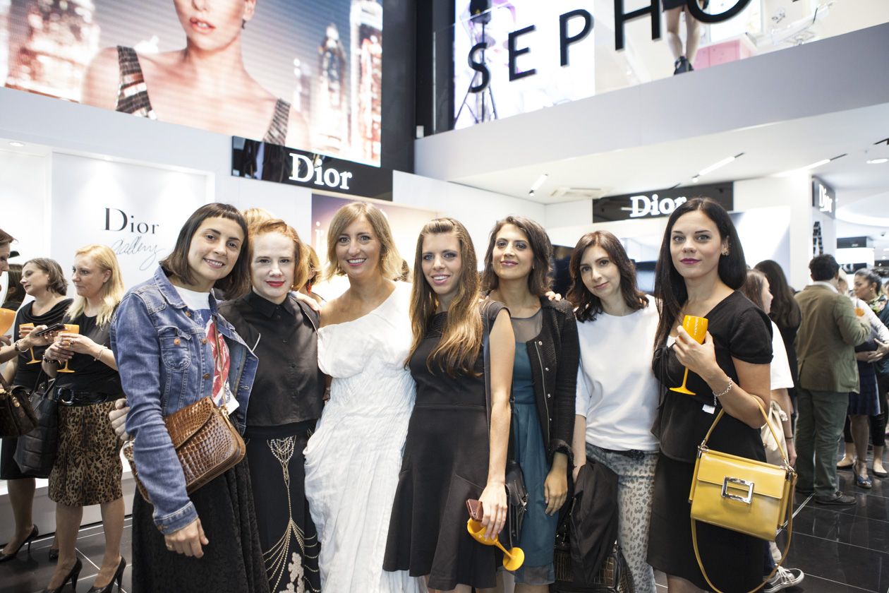 Il team di Grazia.IT con le IT Girls al party di Grazia&Dior presso Sephora