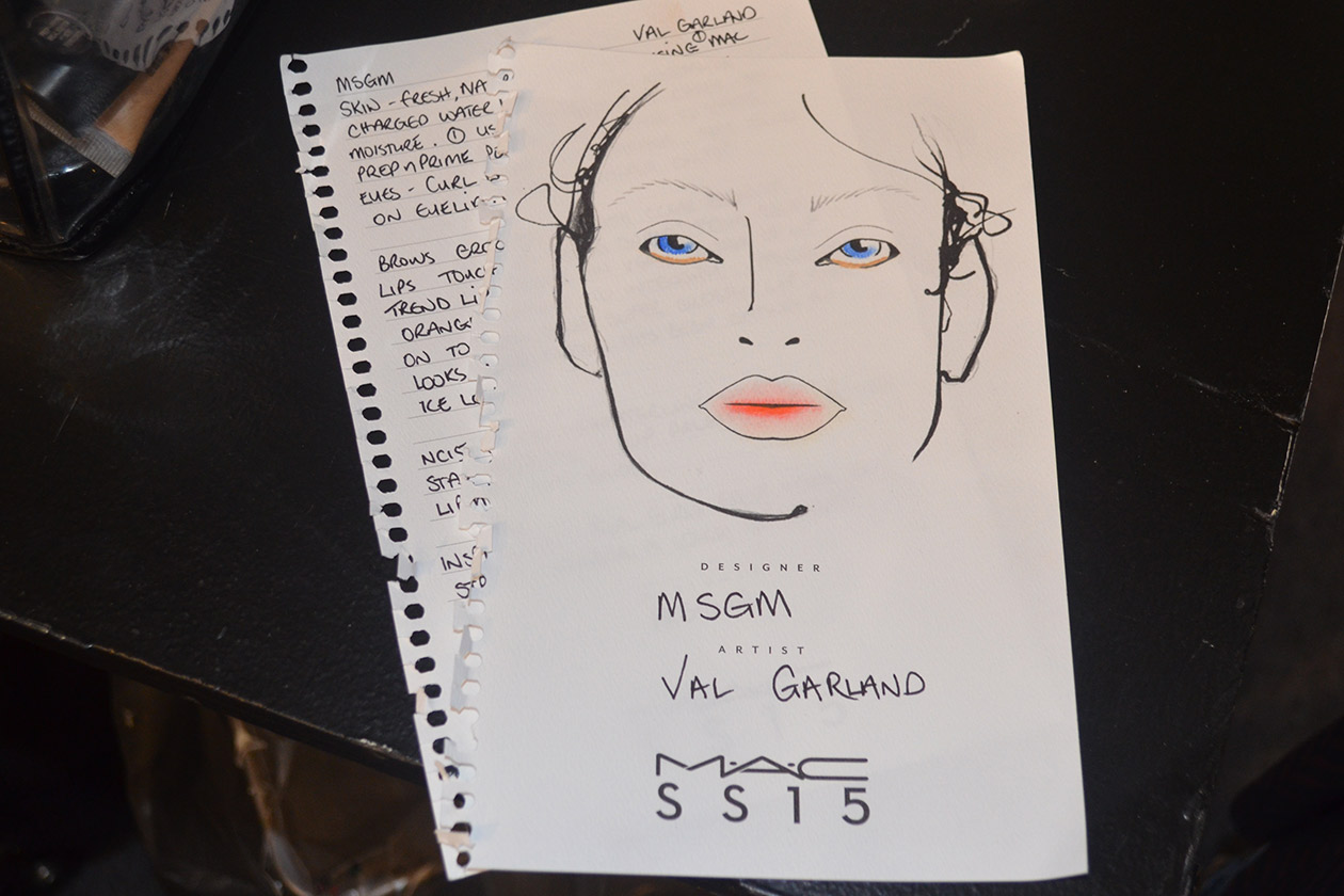 La Face Chart by Val Garland