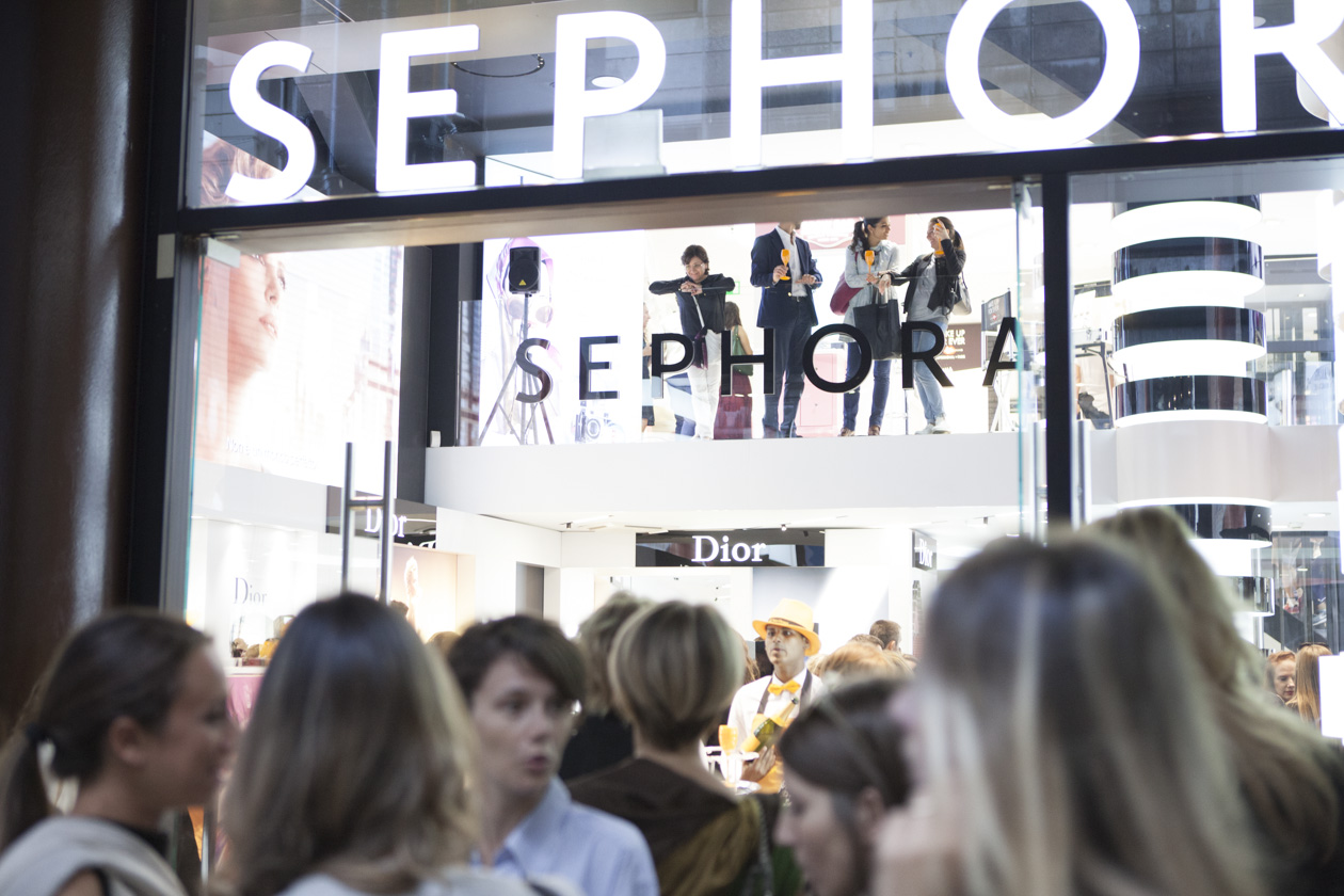 Location del party: lo store Sephora di Corso Vittorio Emanuele