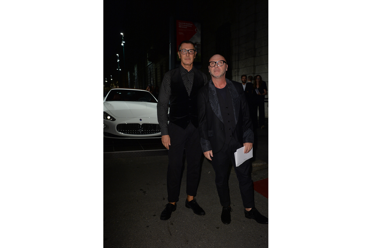 Maserati partner ufficiale della mostra “Vogue Archive Celebrating 50th Anniversary of Fashion” Stefano Gabbana, Domenico Dolce