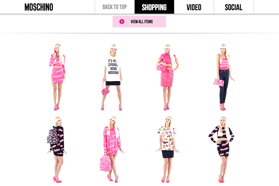 Moschino Barbie Shopping