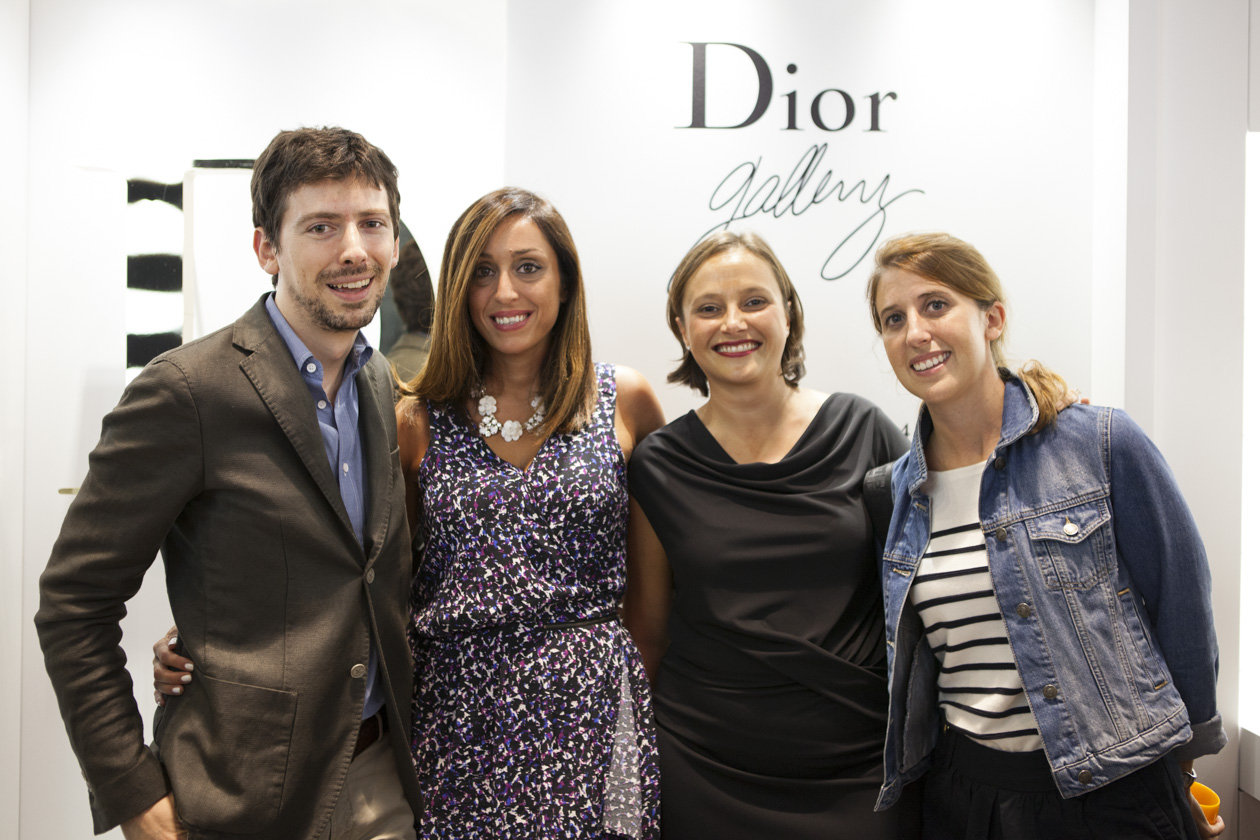 Nella foto: Dario Beato, Ada Ginestra, Carlotta Zavaglia e Oliva Bonnaud di Dior