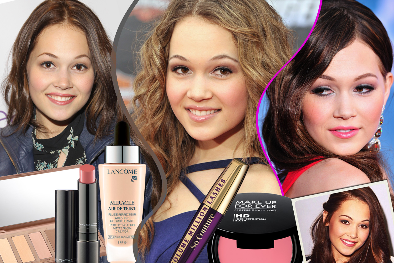 Kelli Berglund beauty look: incarnato angelico e labbra rosa pop