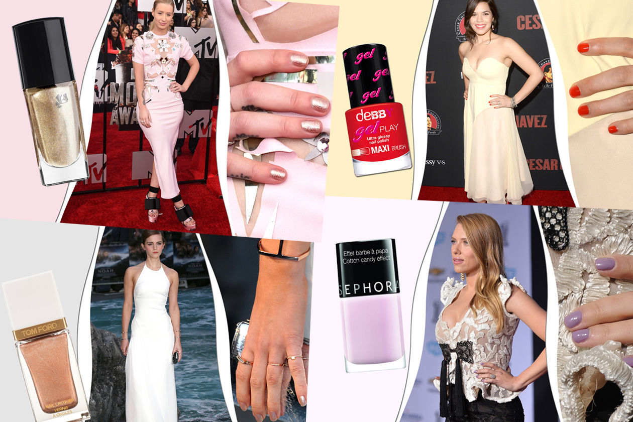 Smalti: le scelte delle star sui red carpet 2014