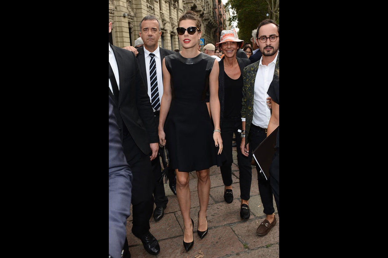 Charlotte Casiraghi: un look da front row