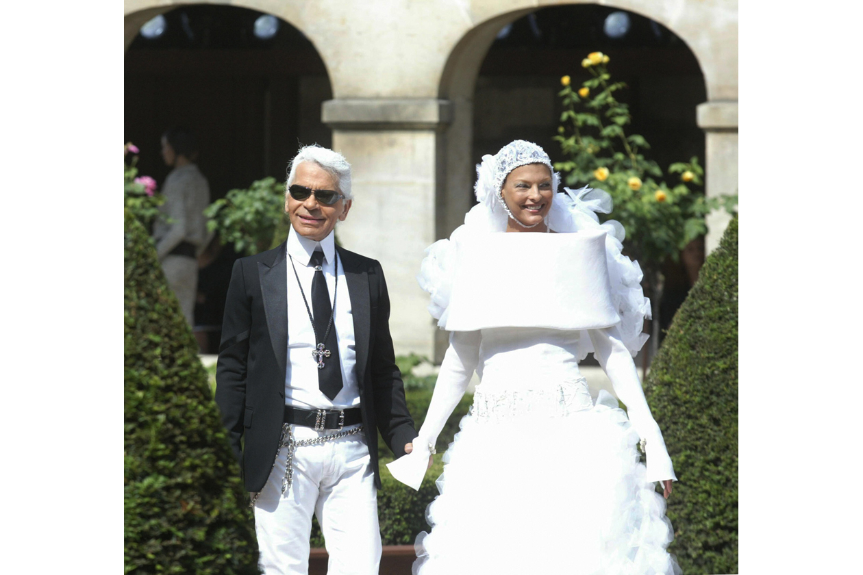 karl lagerfeld linda evangelista