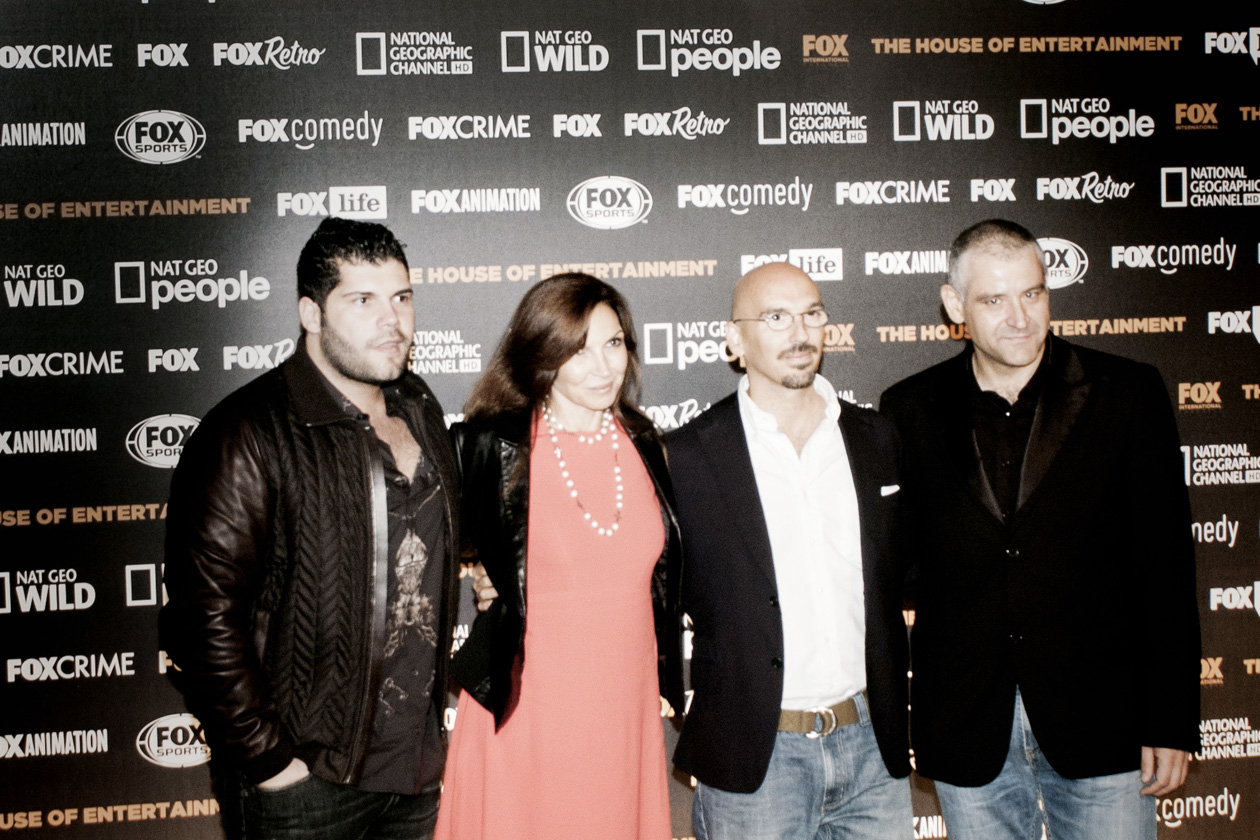 salvatore esposito maria pia calzone alessandro militi (vice president mark. and sales fox ch.) cerlino fortunato