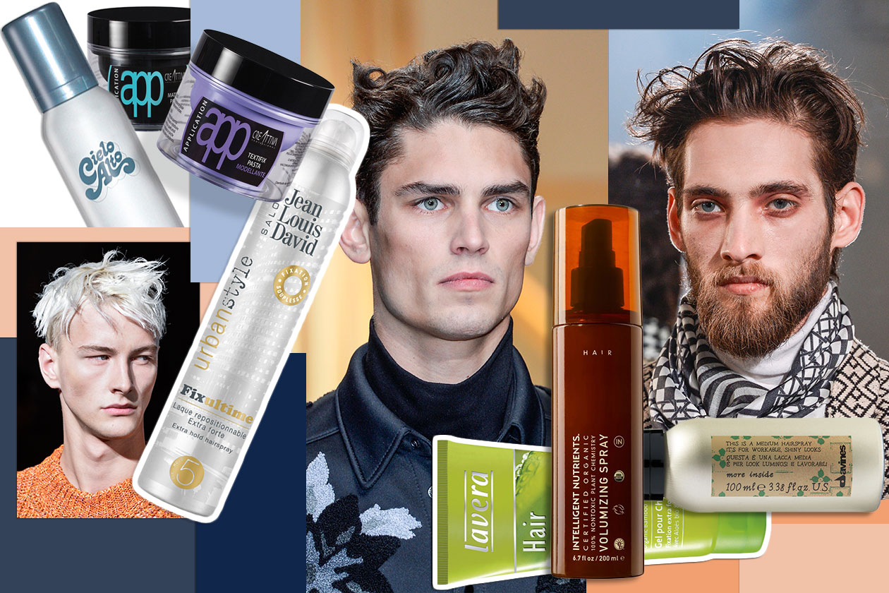 Capelli uomo: il ciuffo è trendy anche per la stagione autunno/inverno 2014-15. La selezione di Grazia.IT direttamente dalle passerelle e i prodotti consigliati. Scegliete il vostro hair look!