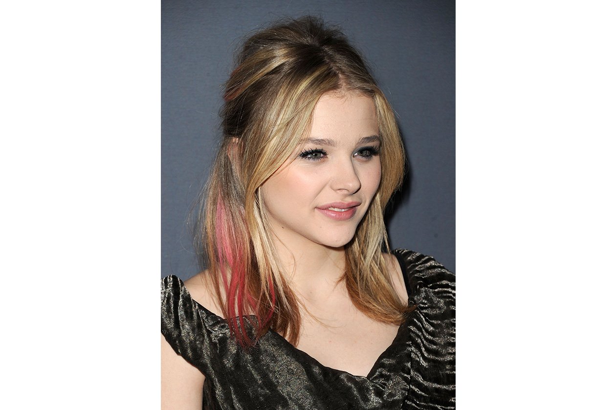 Chloë Grace Moretz: un tocco di colore