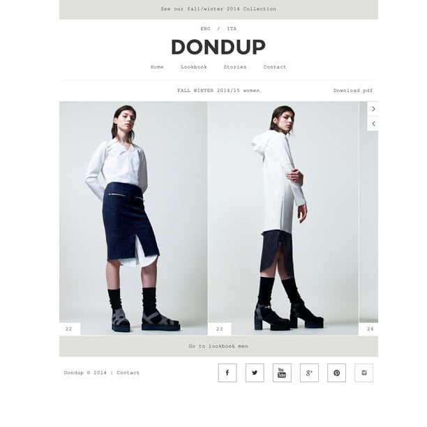 Dondup lancia il nuovo sito internet