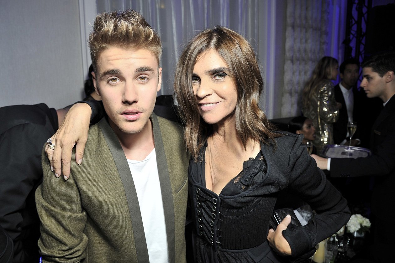 Justin Bieber & Carine Roitfeld