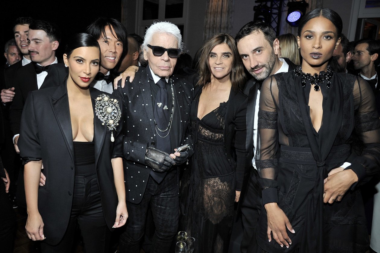 Kim Kardashian & Stephen Gan & Karl Lagerfeld & Carine Roitfeld & Riccardo Tisci & Ciara