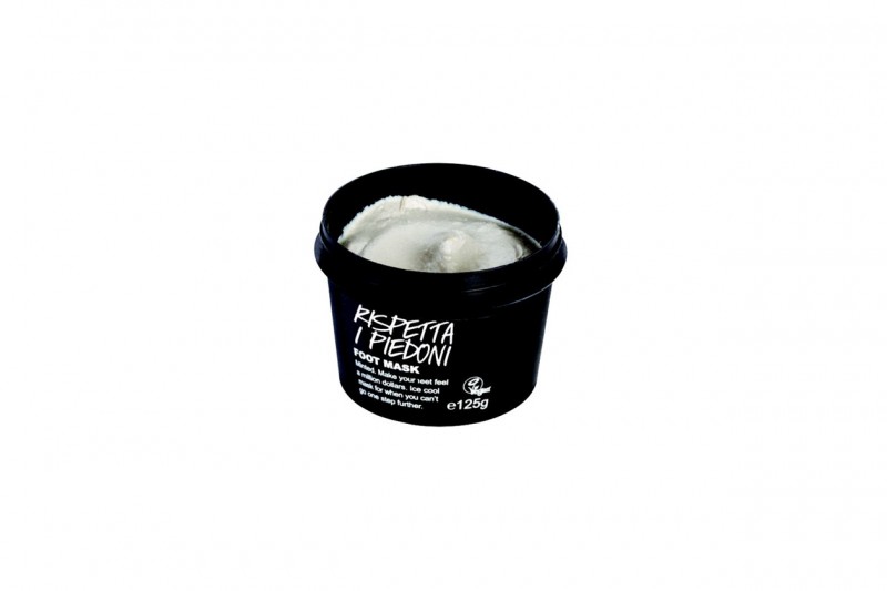 Lush Rispetta i Piedoni maschera scrub