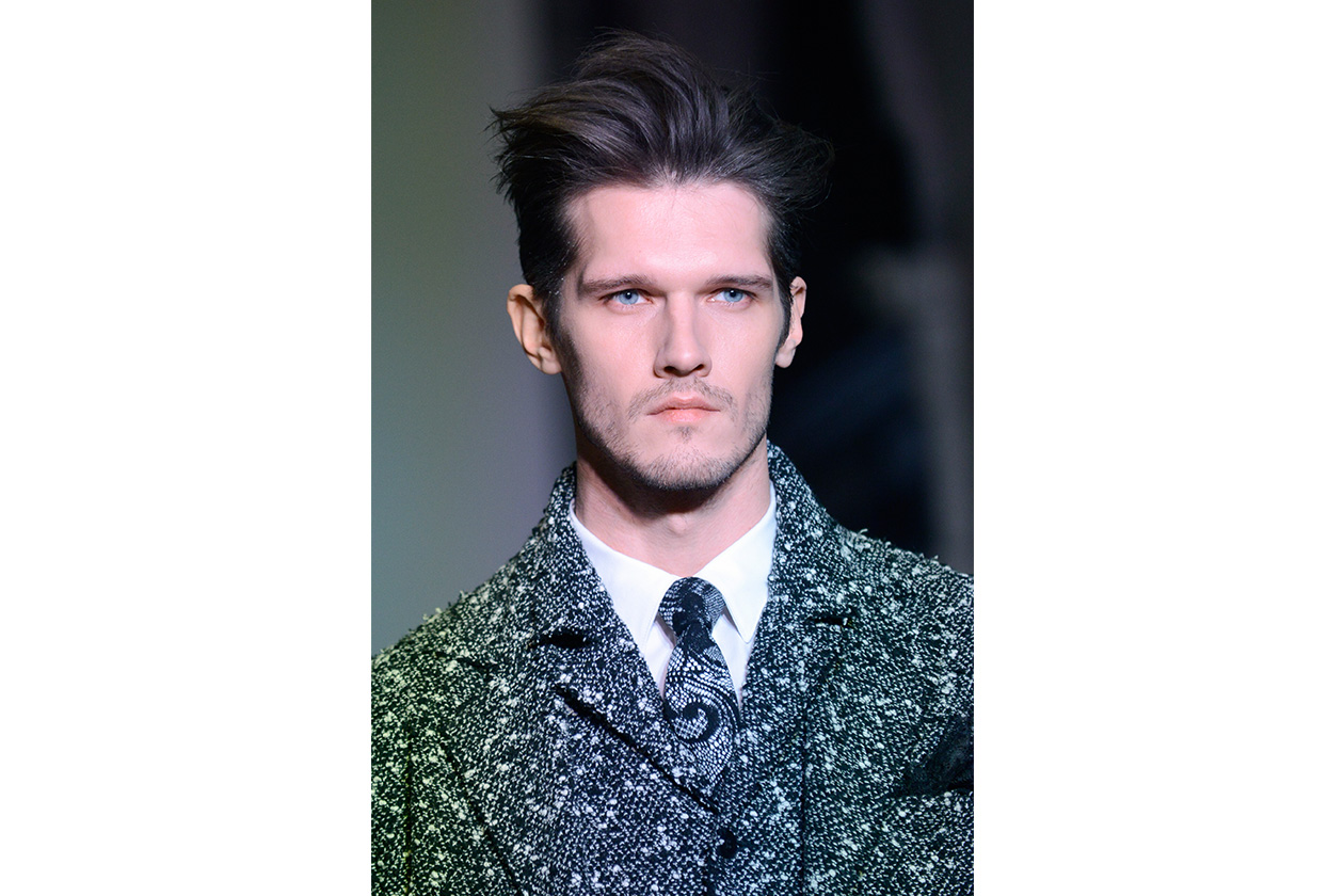 Capelli uomo: il ciuffo per l'autunno/inverno 2014-15 