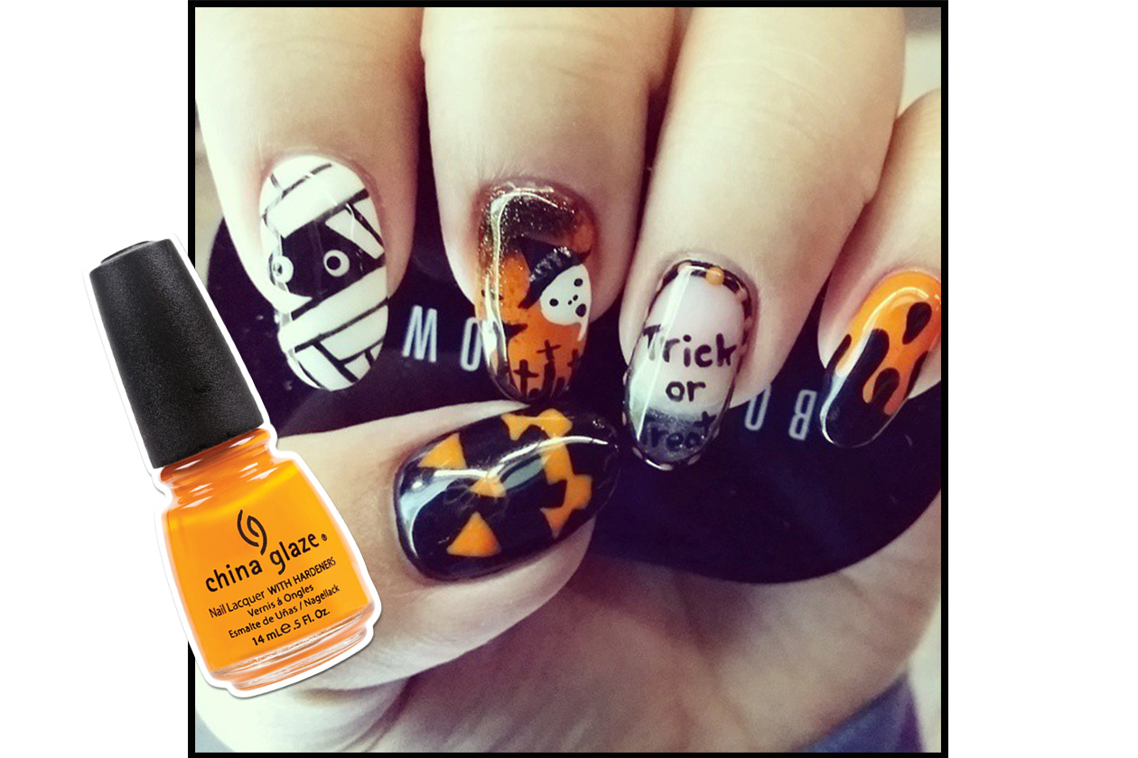 Spooky nails: It’s Halloween night!