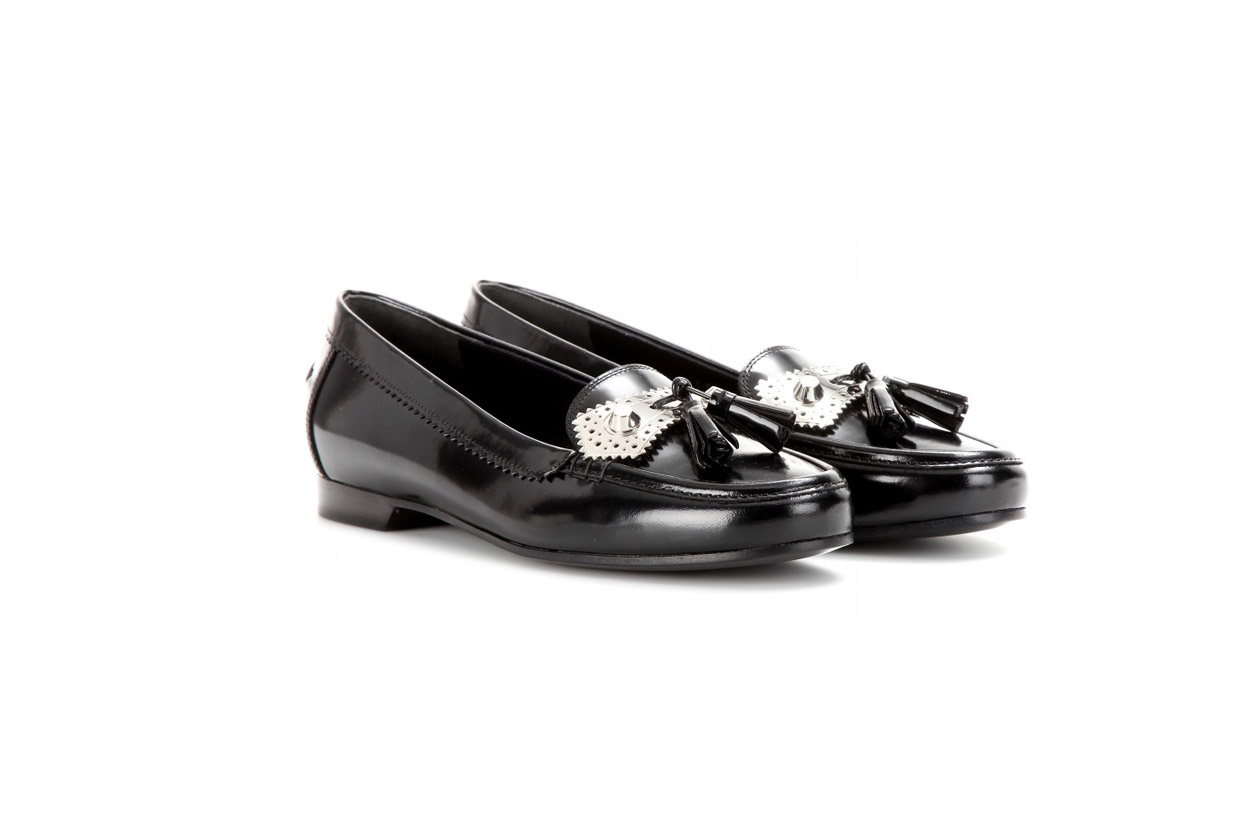 balenciaga mytheresa LEATHER LOAFERS STANDARD