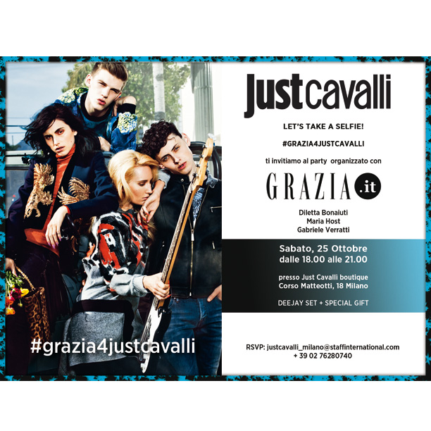 Just Cavalli e Grazia.it vi invitano a un cocktail esclusivo