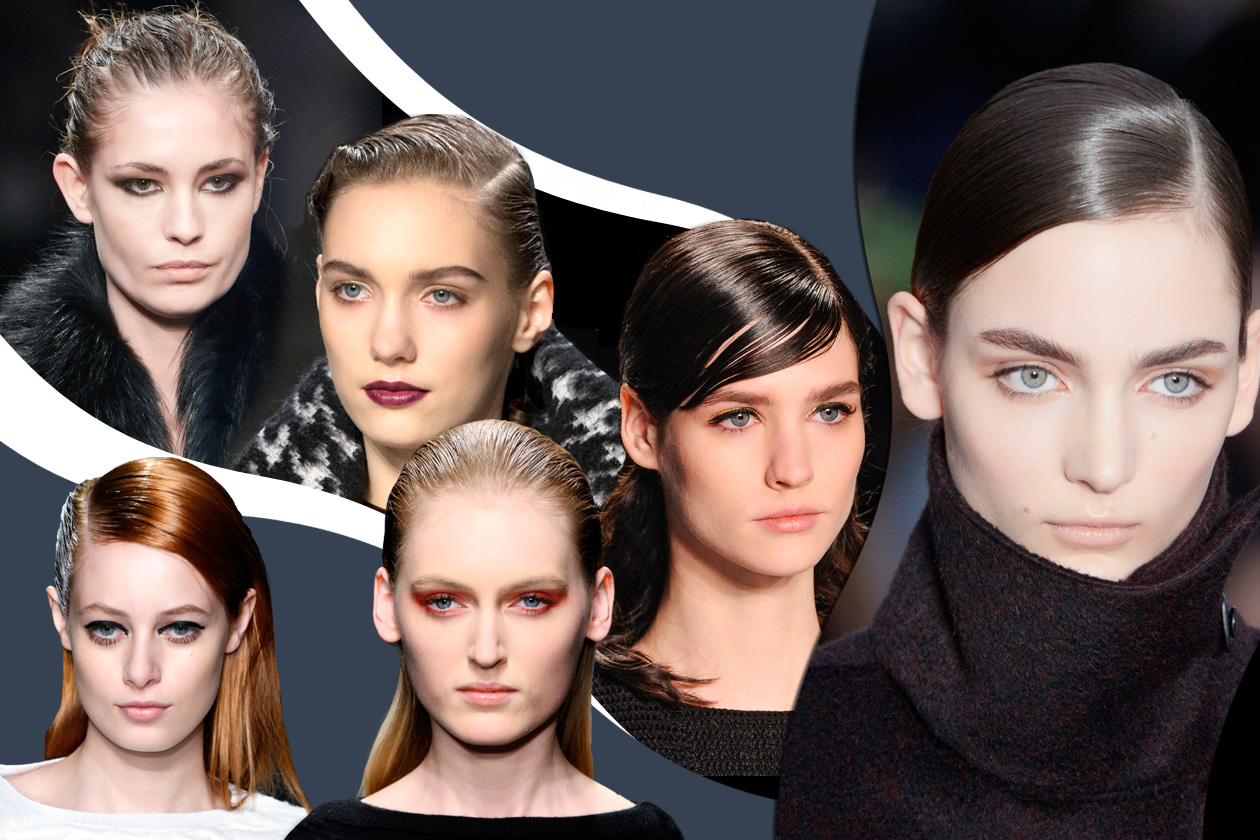 Capelli: effetto sleek e wet di tendenza per la stagione Autunno/Inverno 2014-15