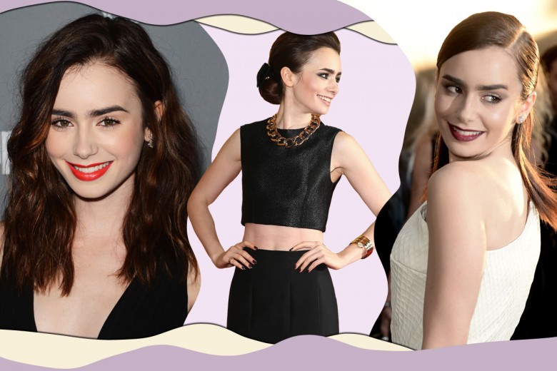 Lily Collins: gli hair look e le sue acconciature