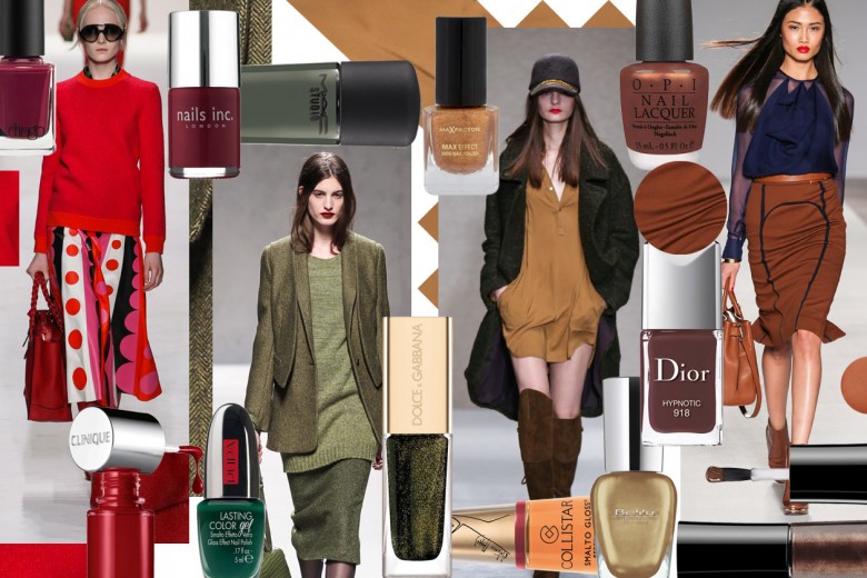 Smalti nei colori dell’autunno: dal rosso al verde bosco gli abbinamenti beauty&fashion di Grazia.IT