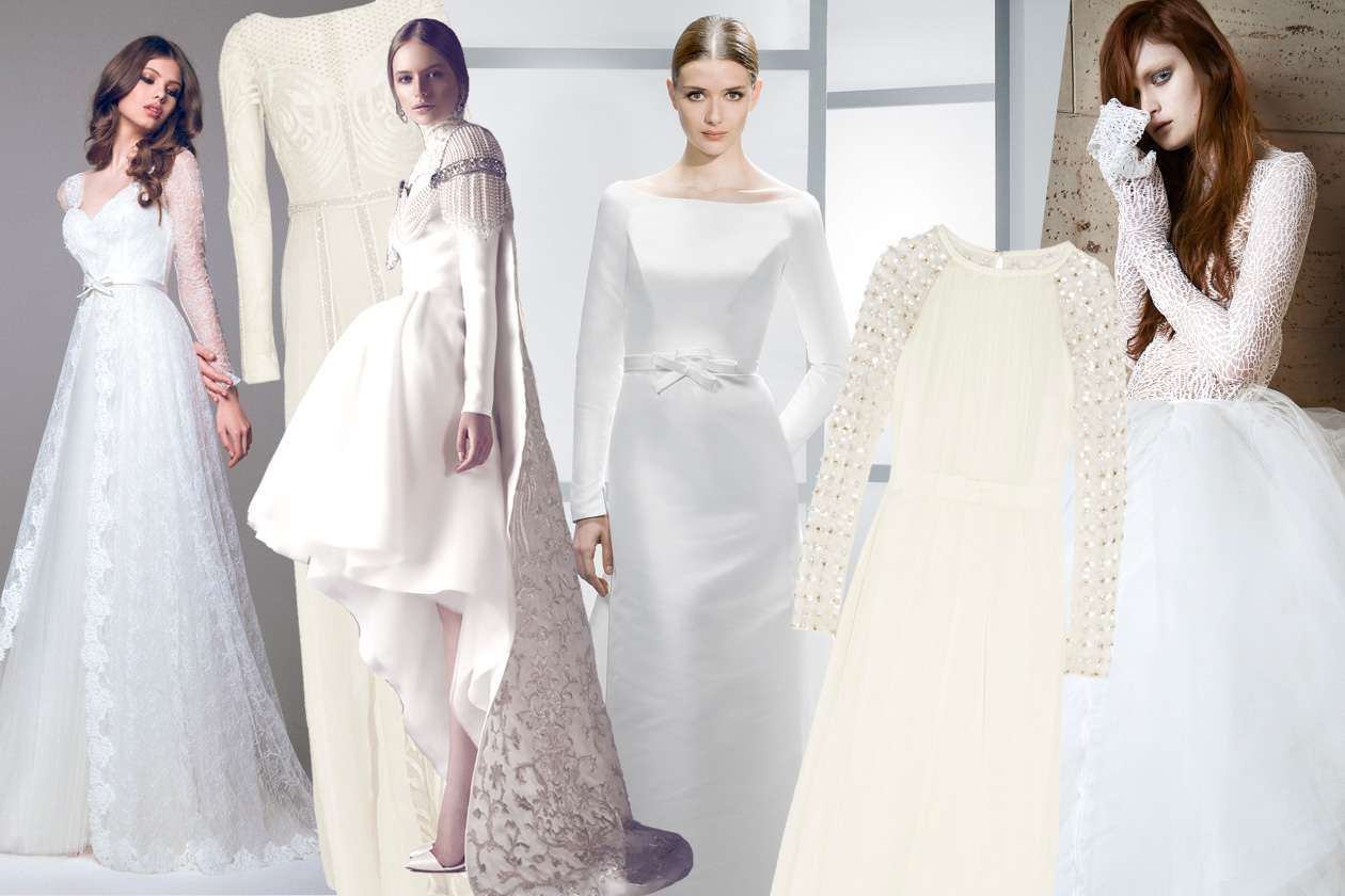Abiti da sposa per l’inverno: i modelli con le maniche lunghe