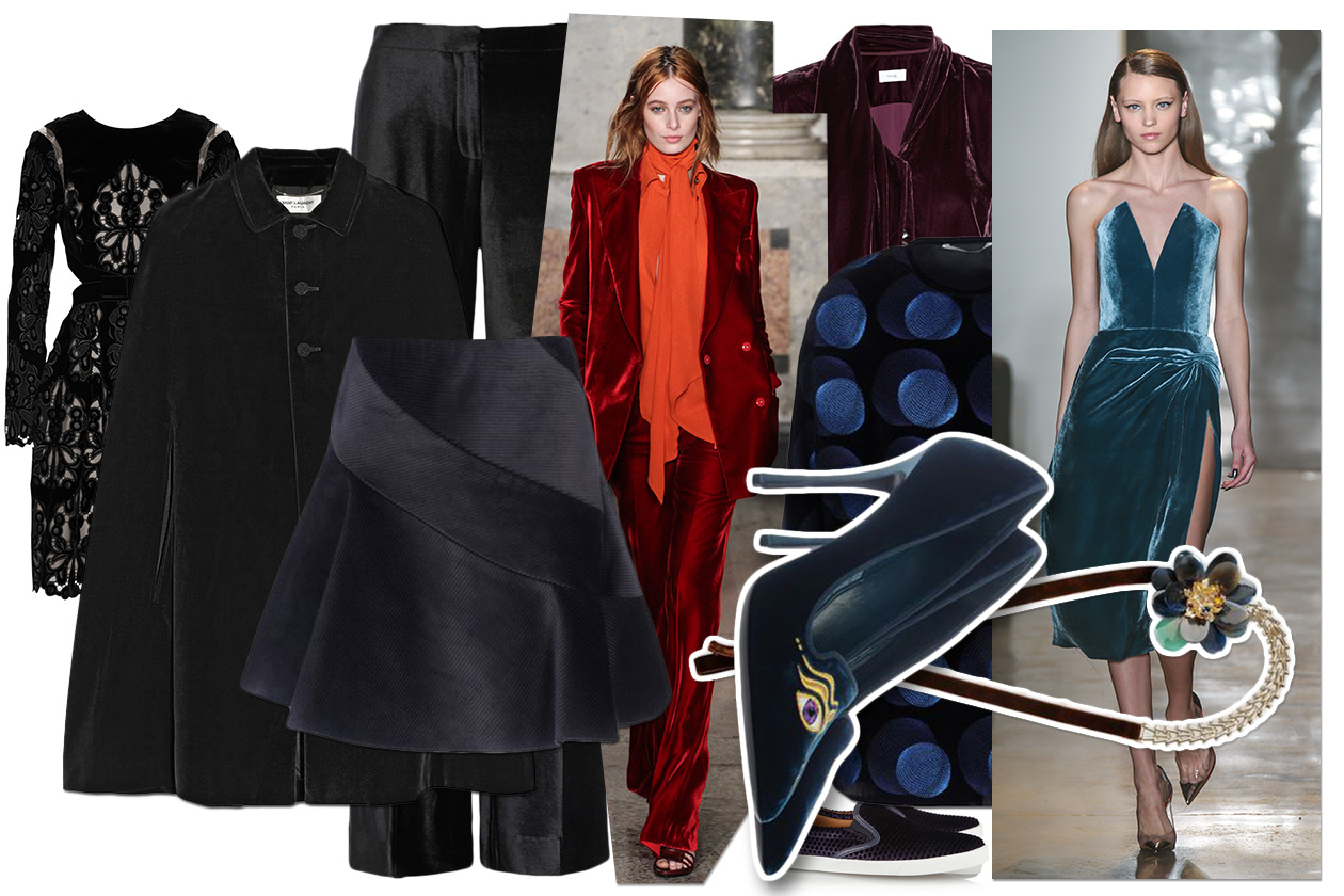 Tendenza velvet: nuovo look in velluto