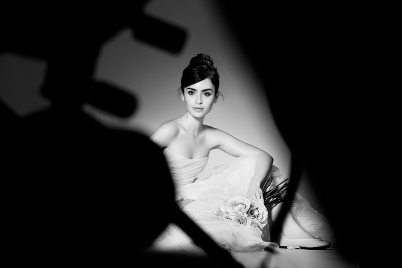 lily collins per lancome