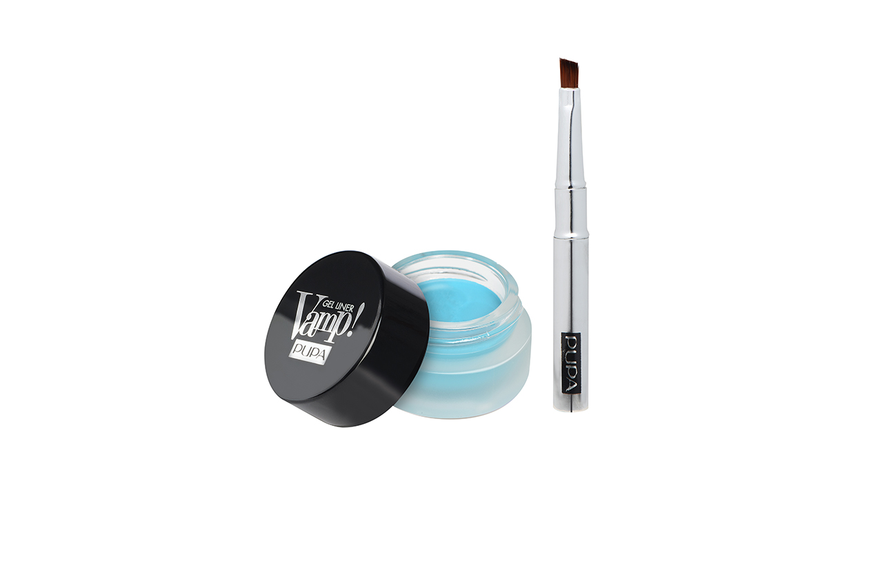 BEAUTY OCCHI DI GHIACCIO​ Make up occhi azzurro Pupa Vamp Gel Liner 005 Turquoise