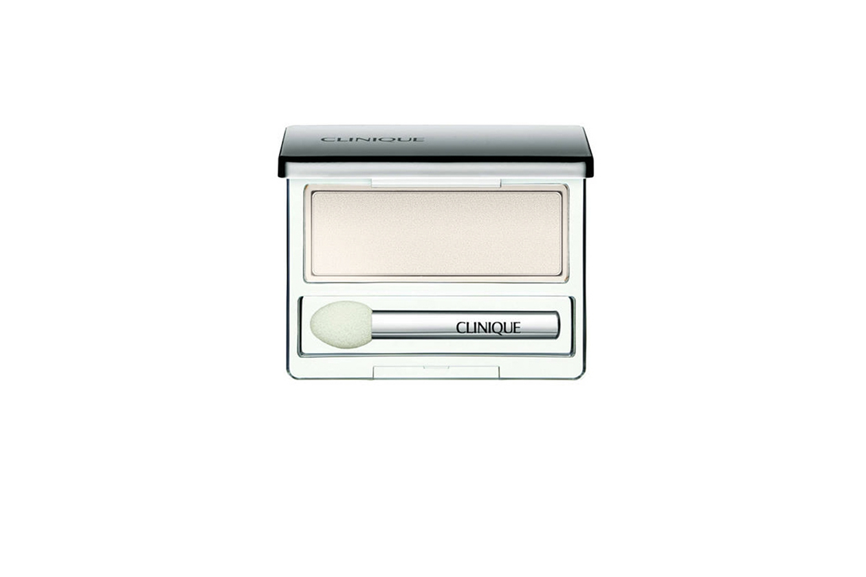 BEAUTY OCCHI DI GHIACCIO​ Make up occhi bianco Clinique All About Shadow Singles Sugar Cane