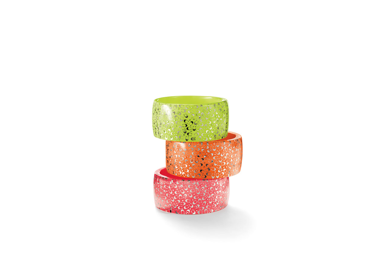 C.O.A.C.H Neon Sprinkle Cs Resin Bangle