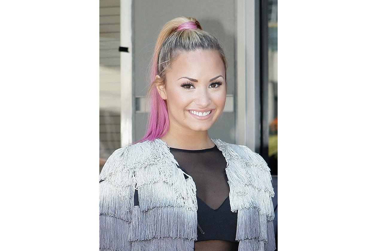 Capelli rosa: Demi Lovato