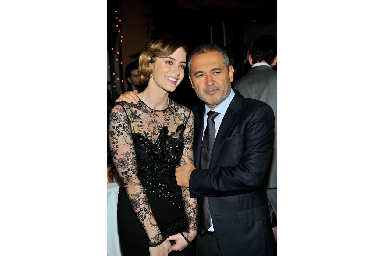 ELIE SAAB PRIVATE DINNER 13 11 2014 Elie Saab & Emily Blunt