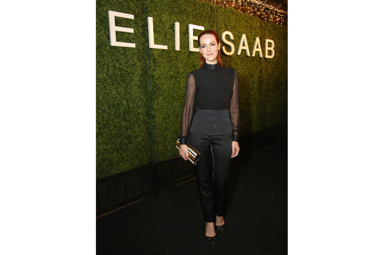 ELIE SAAB PRIVATE DINNER 13 11 2014 Jena Malone