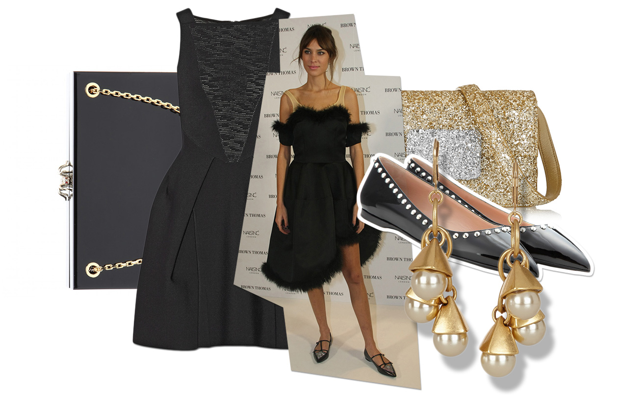 Fashion Get The Look Alexa Chung Black look 00 Cover collage