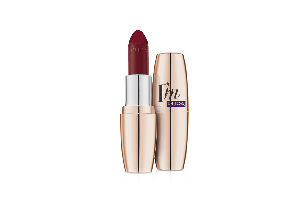 I ROSSETTI ROSSO SCURO: I’m Lipstick 002 in Berry Violet di Pupa