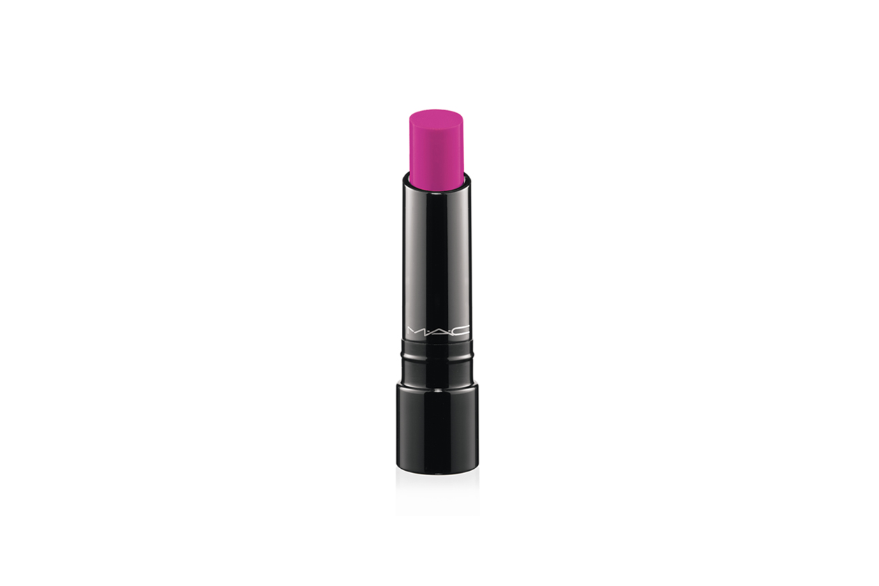 I ROSSETTI VIOLA E FUSCSIA: Sheen Supreme Lisptick Moody Blooms Lust Extract 300 di Mac Cosmetics