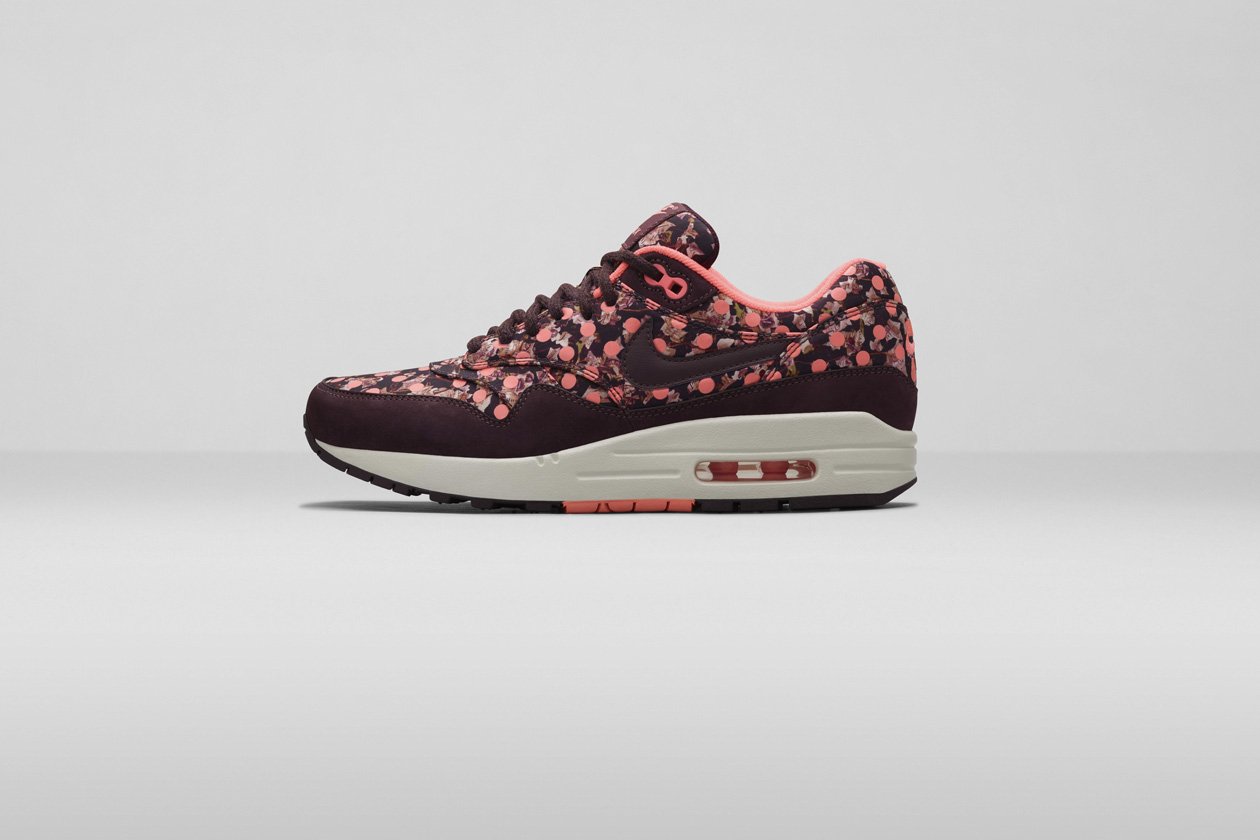 Nike x Liberty Air Max 1 Burgandy original