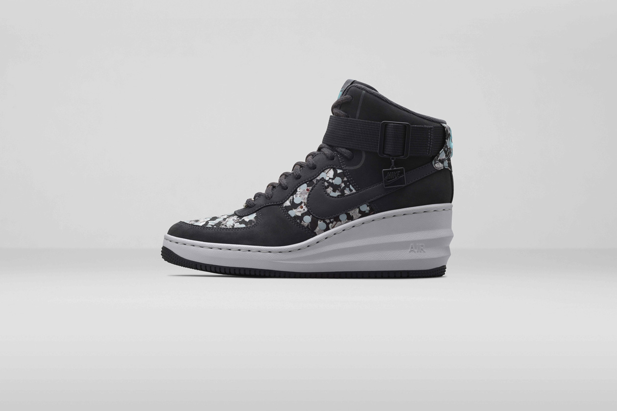 Nike x Liberty Lunar Force 1 Sky Hi Dark Ash original