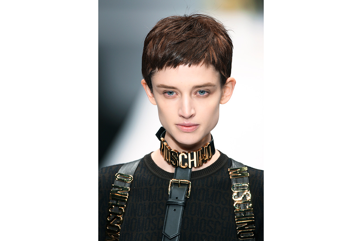 Pixie cut: we love Moschino