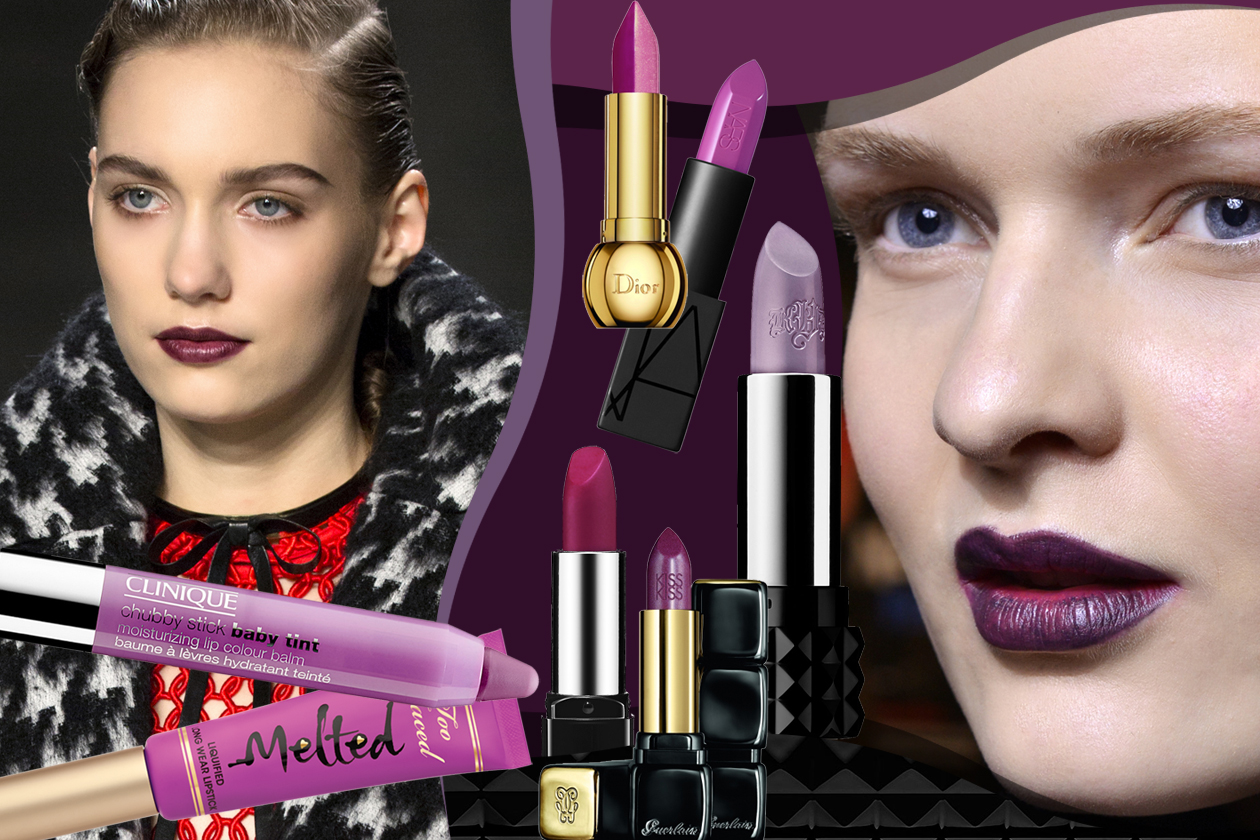 Purple lips: rossetti e gloss per labbra viola per l’Inverno 2015. La selezione di Grazia.it