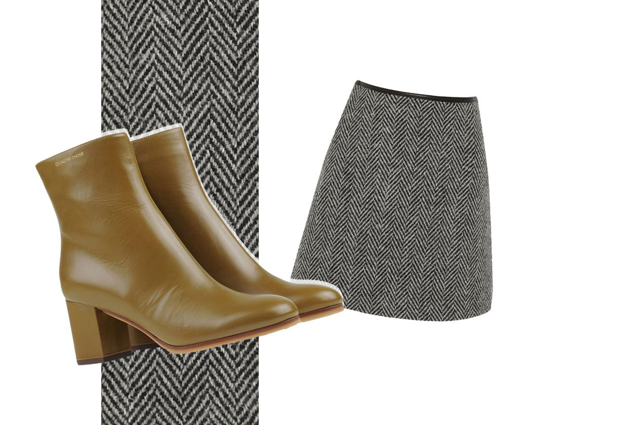 SKIRT BURBERRY BRIT & SHOES L’AUTRE CHOSE