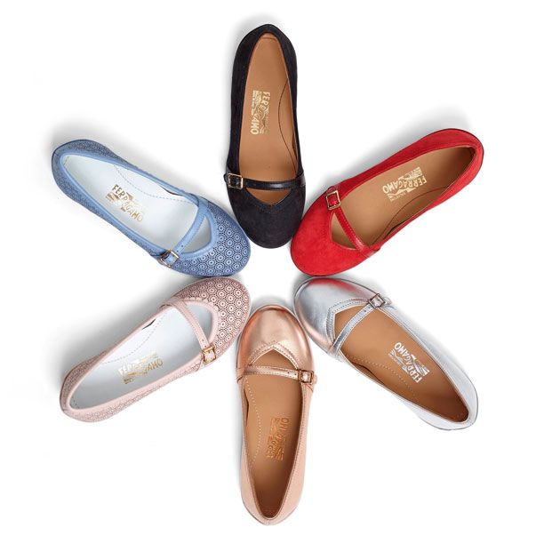 Salvatore Ferragamo presenta “mini”, linea di scarpe per bambine