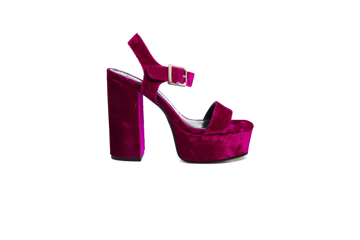 Fashion Velvet shoes asos tacco