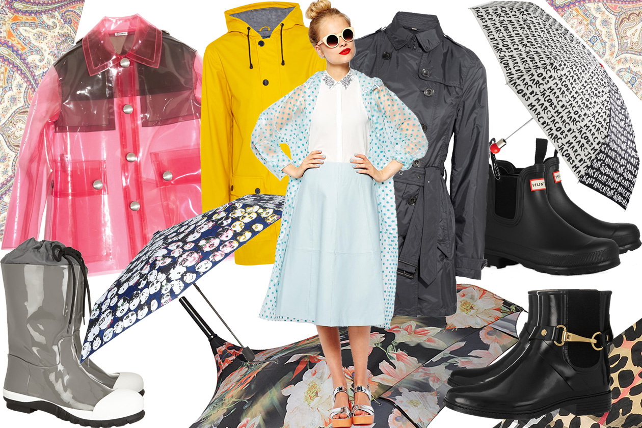 Impermeabili, rain boots e ombrelli: tutto per la pioggia